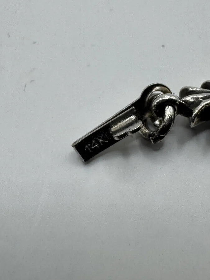 Chrome Hearts Tiny E CH Plus Silver Bracelet MPGyFDZ 7