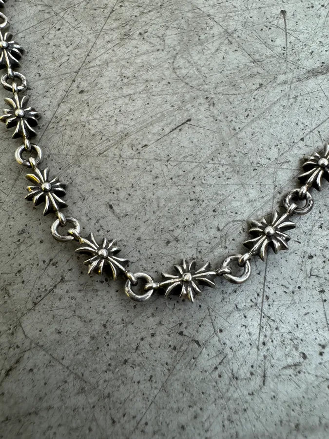 Chrome Hearts Tiny E Plus Silver Necklace LkKaUvG 10