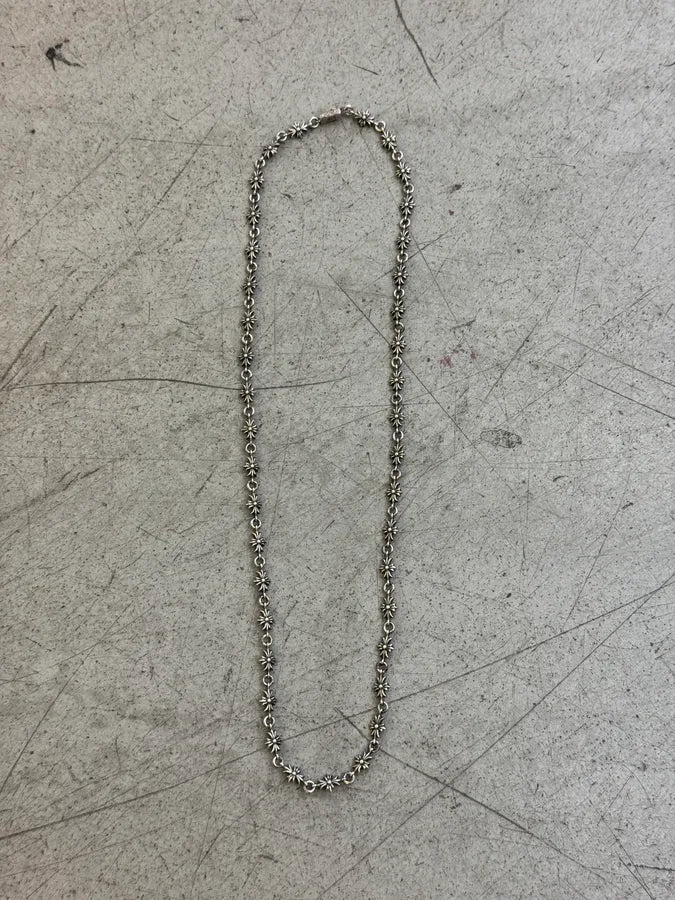 Chrome Hearts Tiny E Plus Silver Necklace LkKaUvG 4