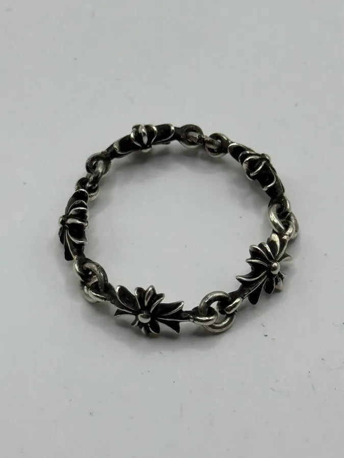 Chrome Hearts Tiny E Silver Ring JaIvexJ 2