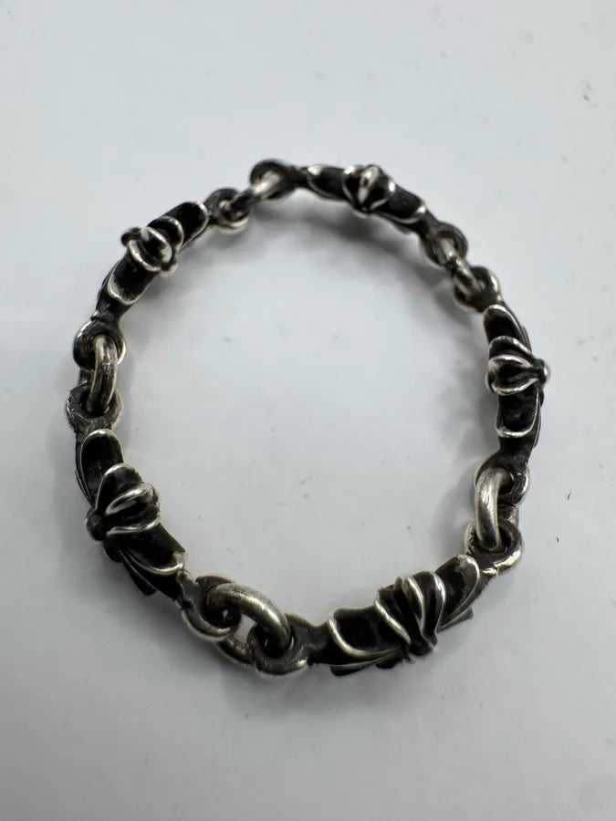 Chrome Hearts Tiny E Silver Ring JaIvexJ 3