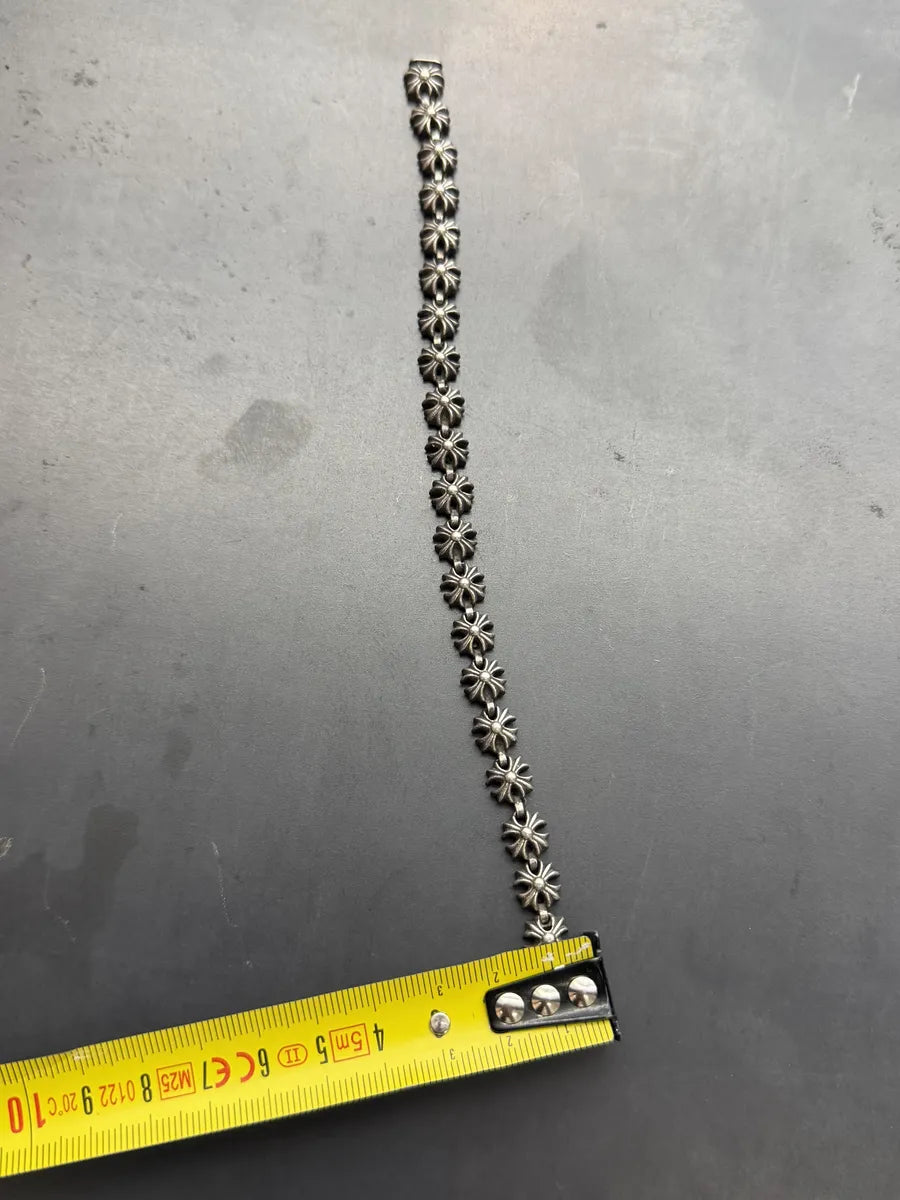 Chrome Hearts Tiny Plus Link Silver Bracelet iqtmseH 10