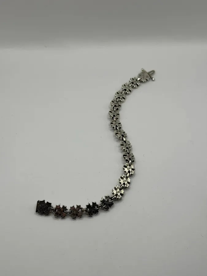 Chrome Hearts Tiny Plus Link Silver Bracelet tVwLIkW 4