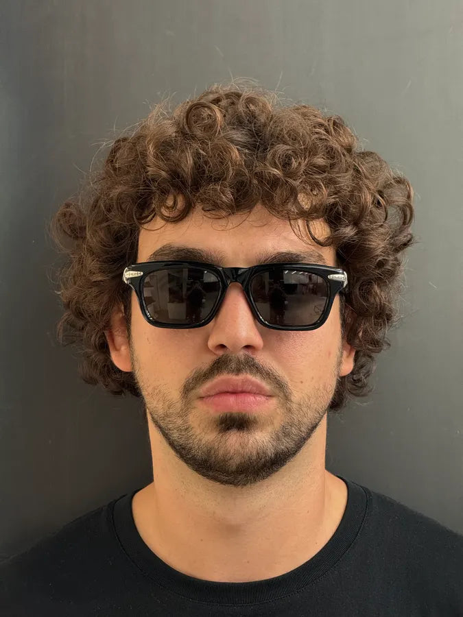 Chrome Hearts Trypoleagain Silver Black Sunglasses oeFEuaG 1