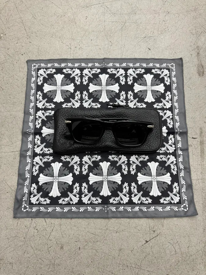 Chrome Hearts Trypoleagain Silver Black Sunglasses oeFEuaG 6
