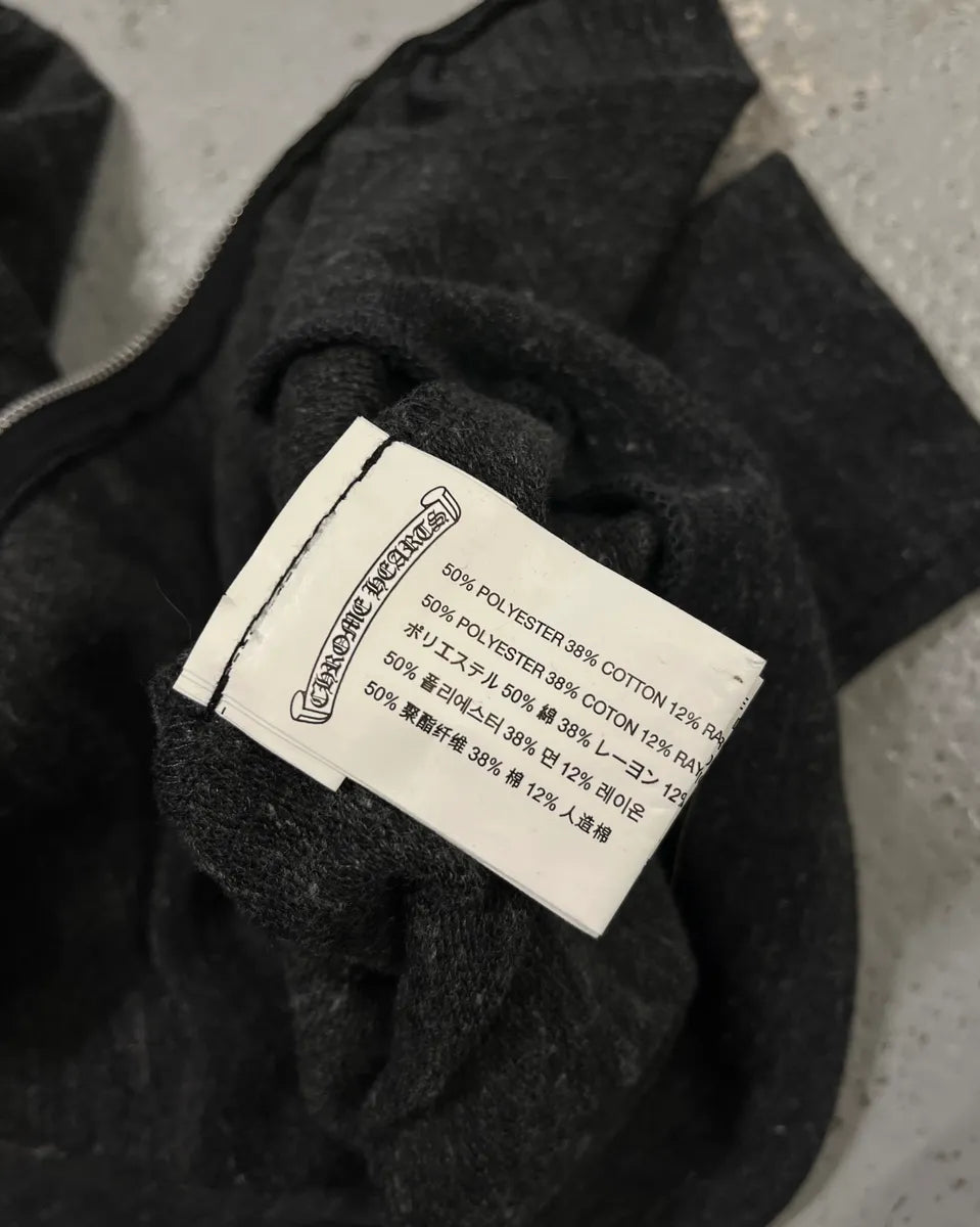 Chrome Hearts USA Flag Grey Cross Zip-up Hoodie XqzcaUn 11