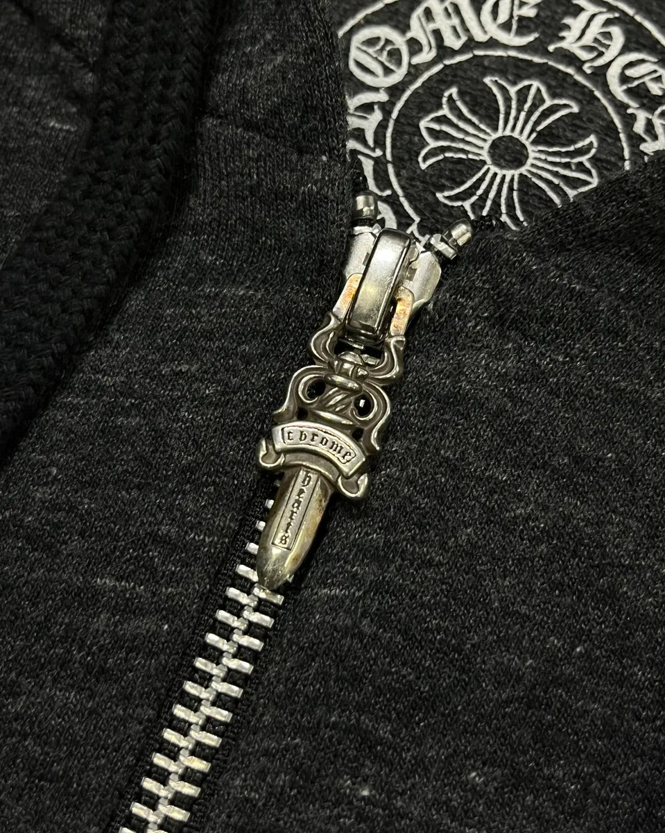 Chrome Hearts USA Flag Grey Cross Zip-up Hoodie XqzcaUn 6