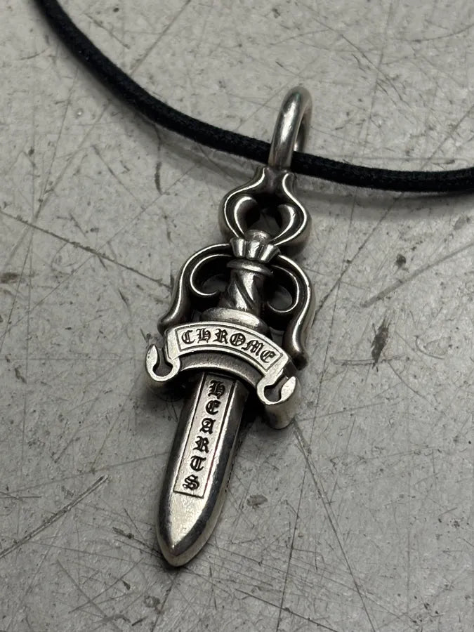 Chrome Hearts Silver Dagger Pendant WpWoFzB 0
