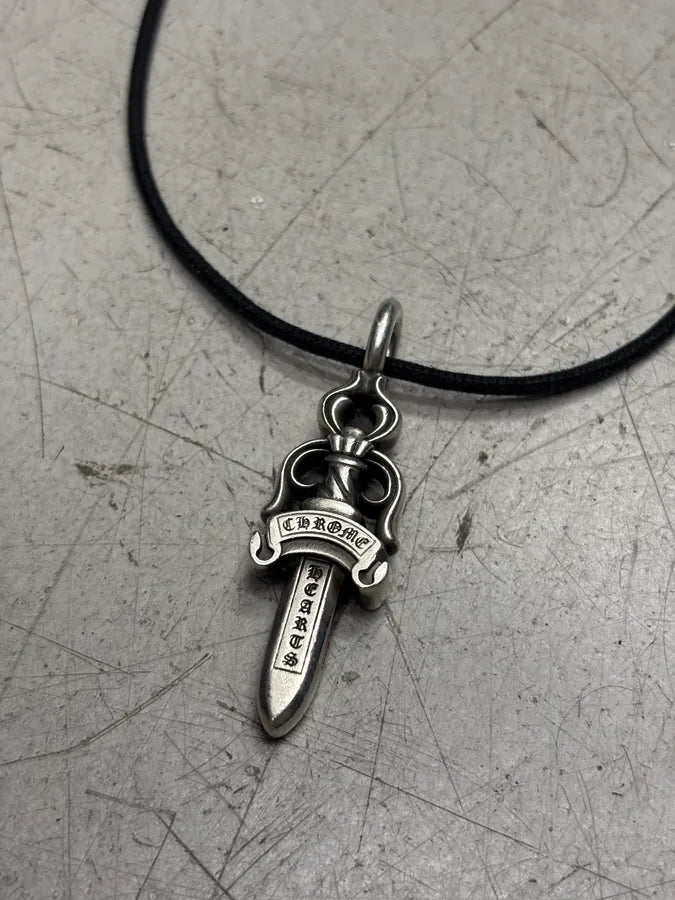 Chrome Hearts Silver Dagger Pendant WpWoFzB 3