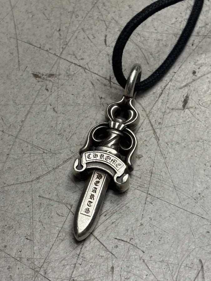 Chrome Hearts Silver Dagger Pendant WpWoFzB 4