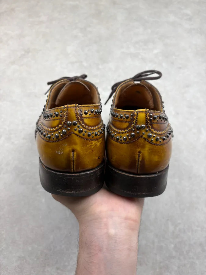 Church’s Studded Leather Derby Shoes rKOwZyu 6