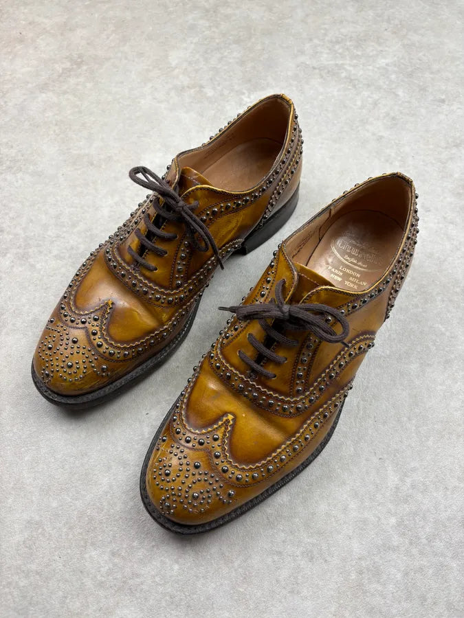 Church’s Studded Leather Derby Shoes rKOwZyu 2