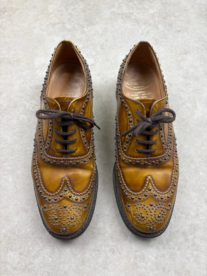 Church’s Studded Leather Derby Shoes rKOwZyu 1