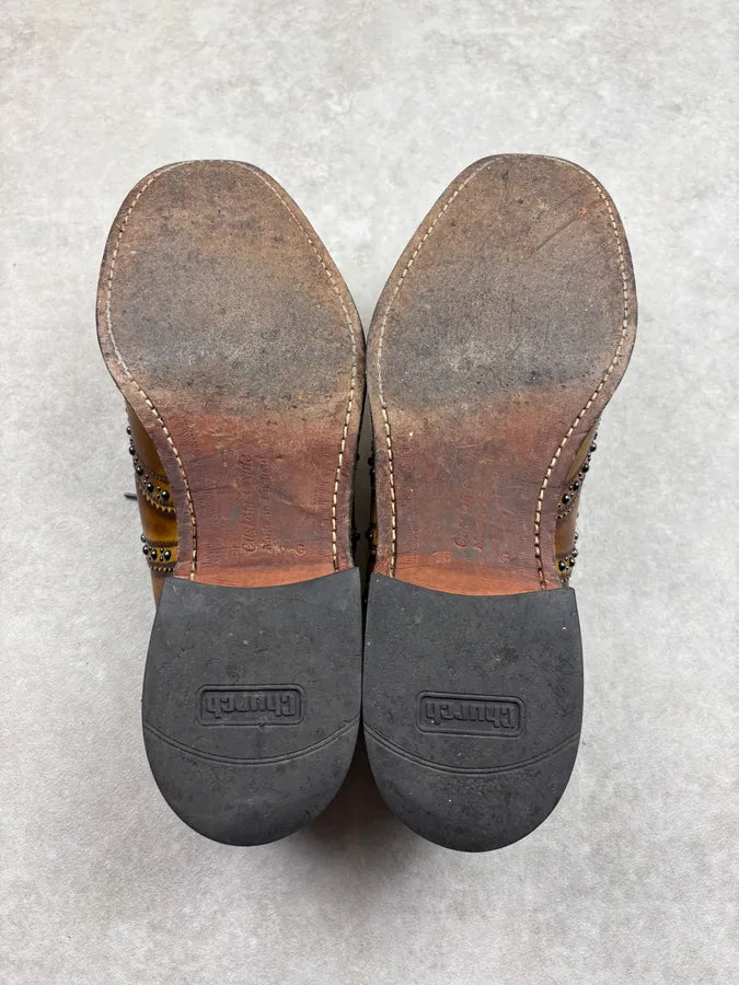 Church’s Studded Leather Derby Shoes rKOwZyu 7