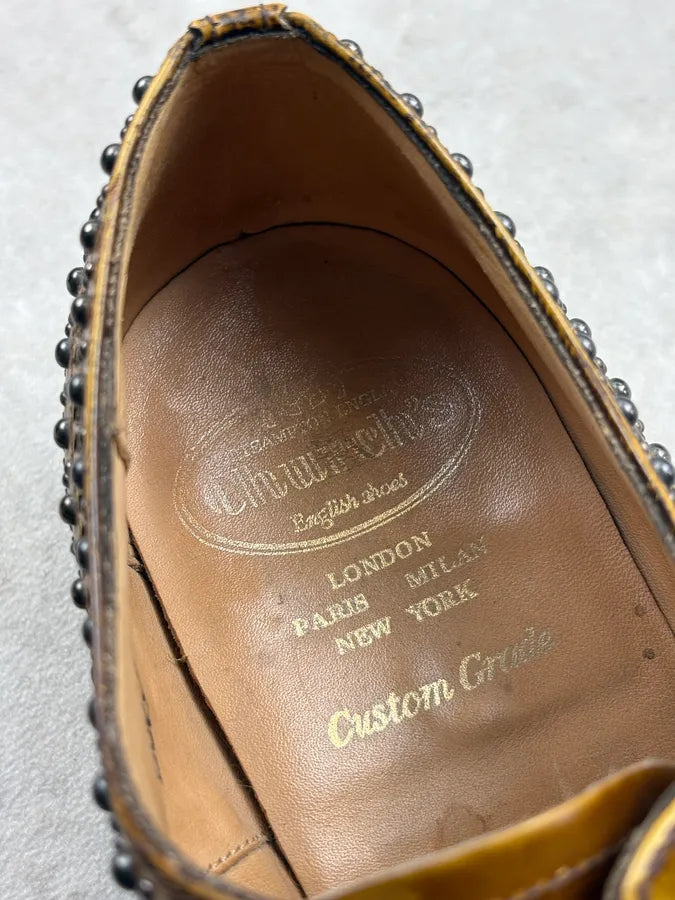 Church’s Studded Leather Derby Shoes rKOwZyu 9