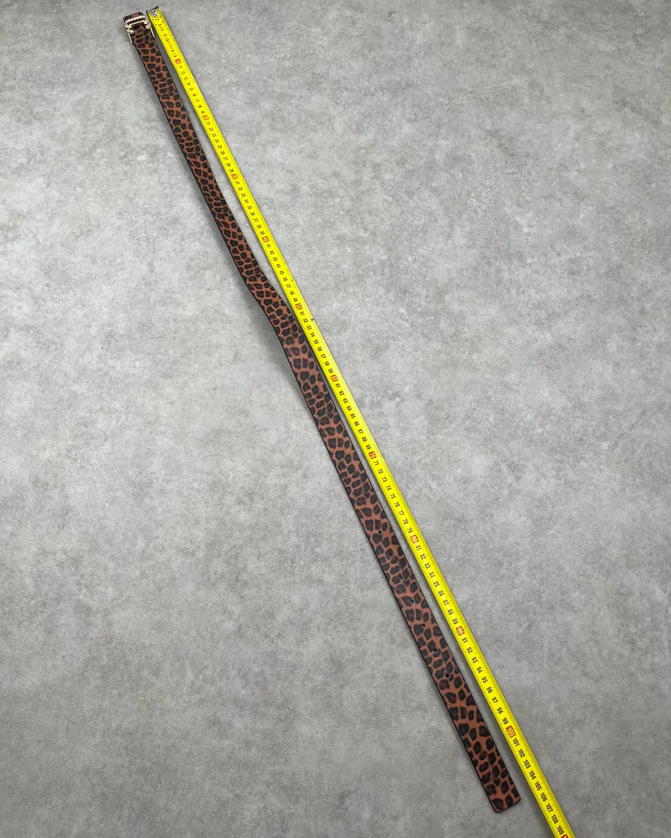 Class Roberto Cavalli Brown Leopard Print Belt zejpeLT 5