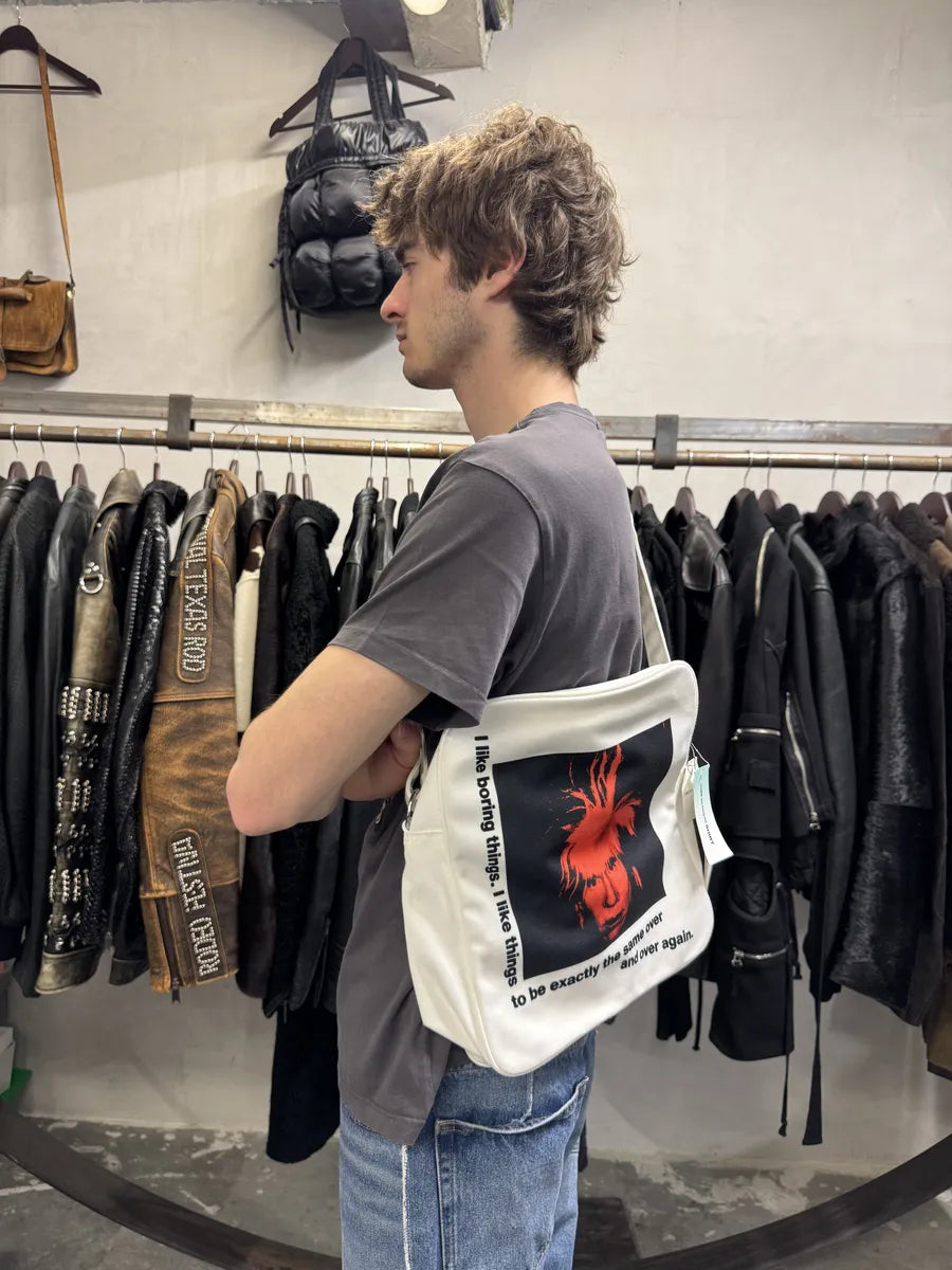 Comme des Garçons Andy Warhol White Shoulder Bag (OS) XmCbYKb 1