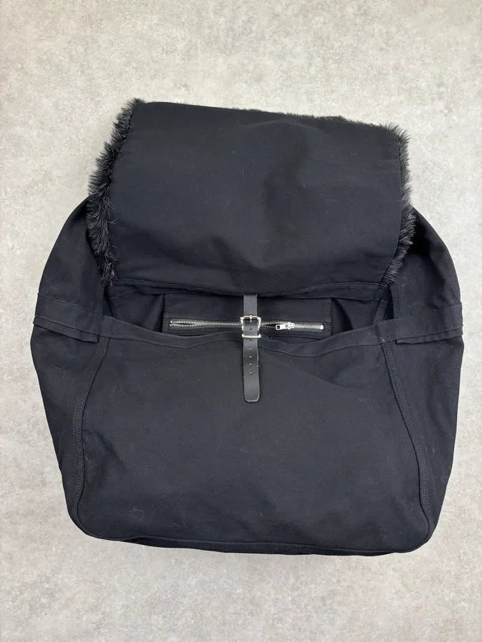 Comme des Garçons Black Faux Fur Hobo Shoulder Bag DjTSOub 7