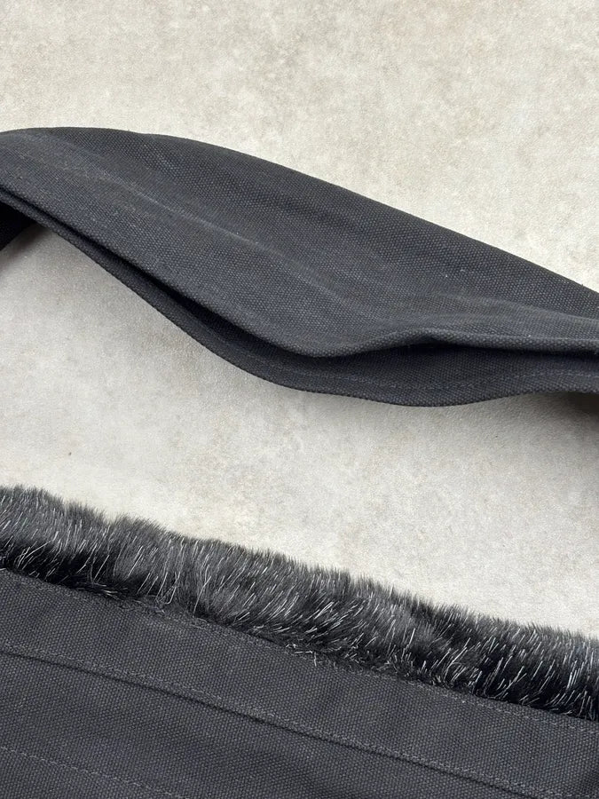 Comme des Garçons Black Faux Fur Hobo Shoulder Bag DjTSOub 15