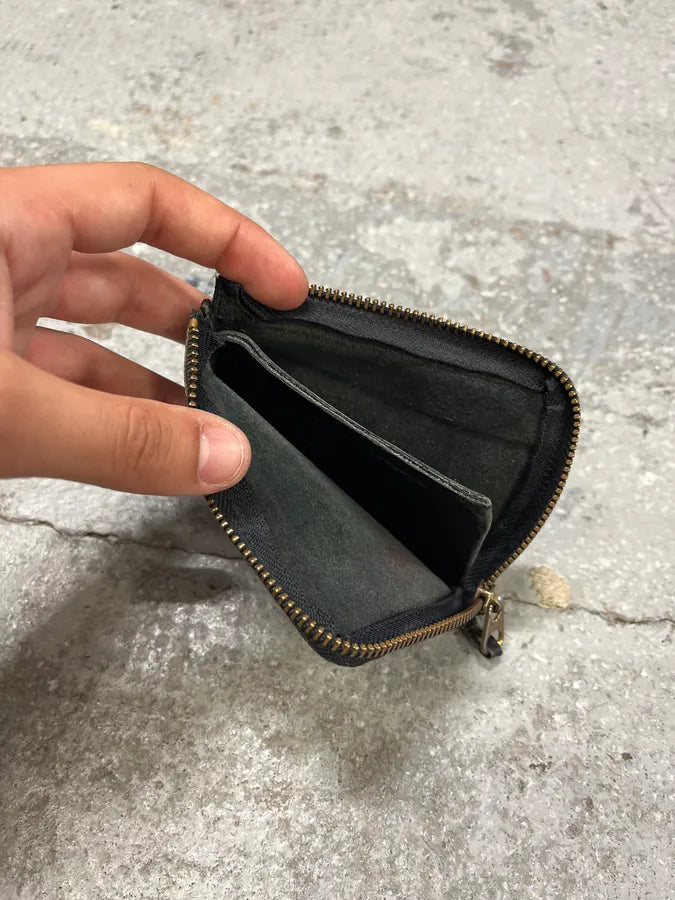Comme des Garçons Floral Black Leather Wallet (OS) AlMcVCS 4