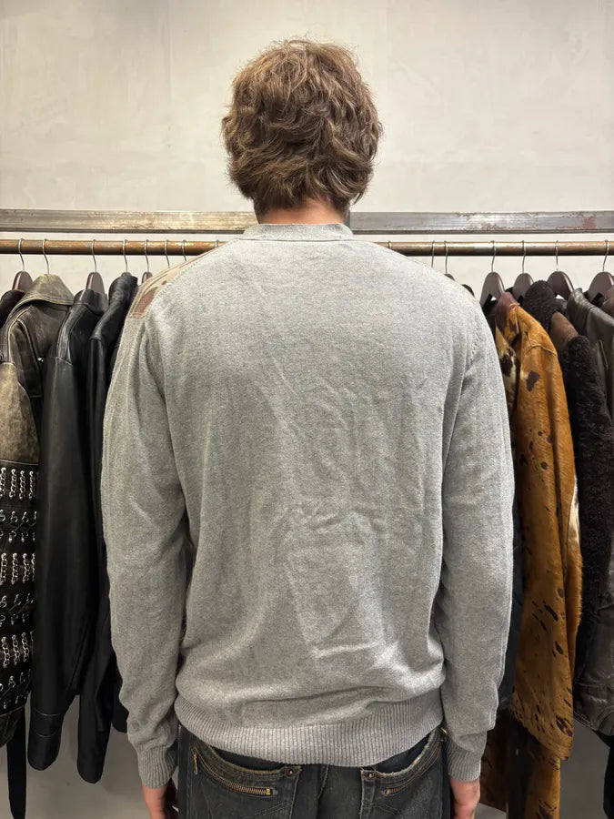 Comme Des Garçons Grey & Camo Cardigan (S/M) BhilUwj 2