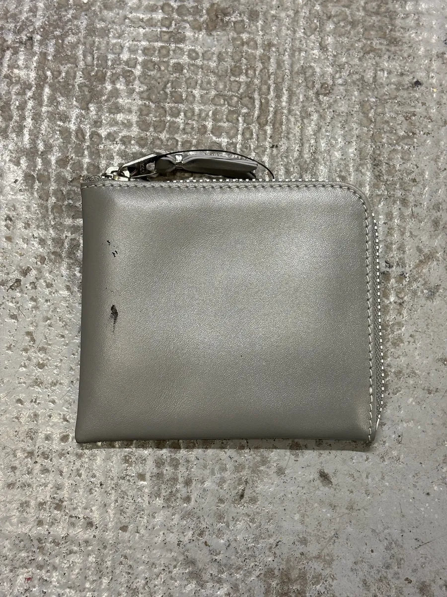 Comme des Garçons Grey Leather Wallet CRUFuda 4