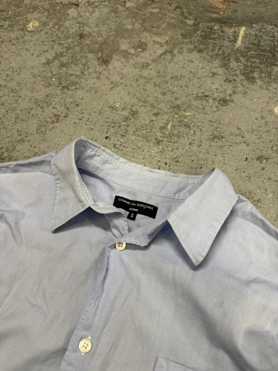 Comme des Garçons Homme Blue Back Red Patchwork Shirt ShvbngJ 5