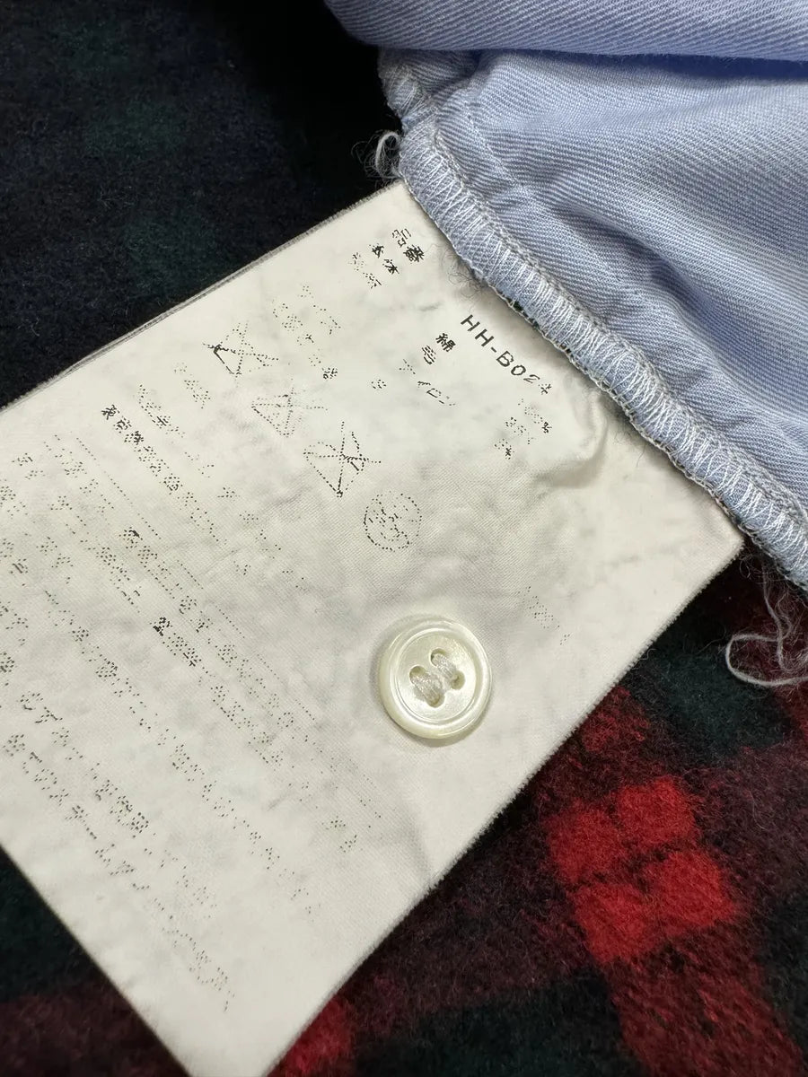 Comme des Garçons Homme Blue Back Red Patchwork Shirt ShvbngJ 7