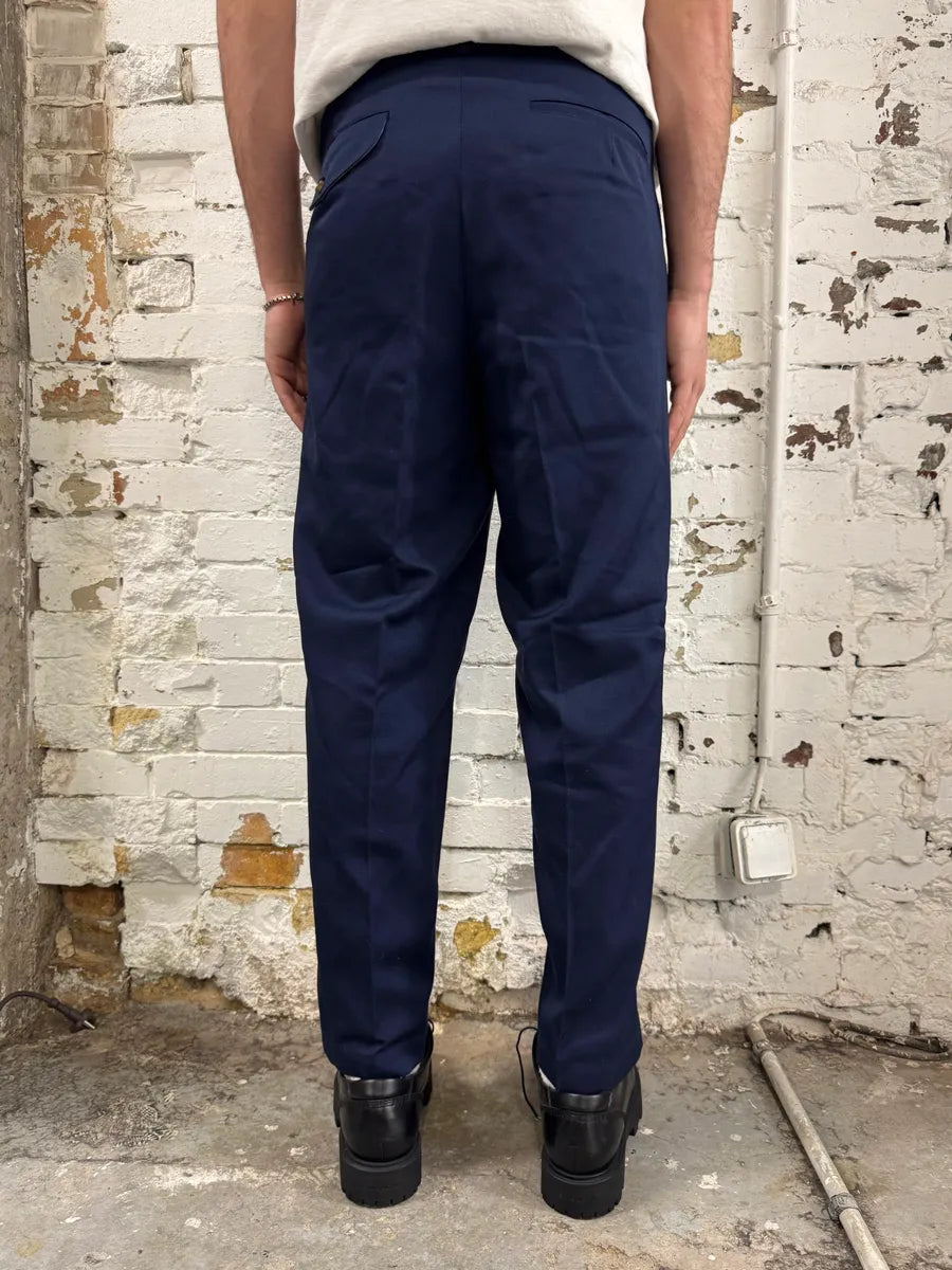 Comme des Garçons Homme Plus Navy Distressed Tailored Pants DEfSSdm 3