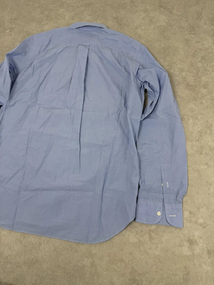 Comme des Garçons Junya Watanabe Blue Patchwork Shirt RRktIPM 6