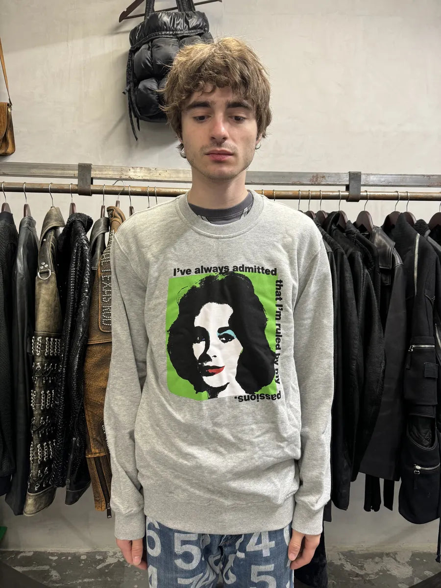 Comme des Garçons SHIRT Andy Warhol Grey Sweater bVlkOJG 1