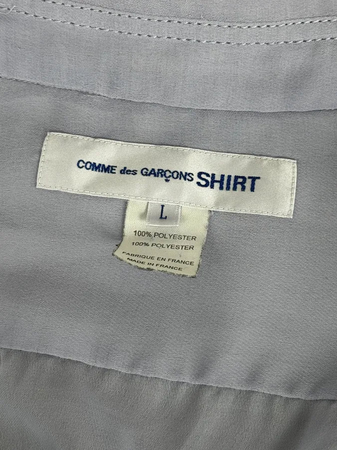 Comme des Garçons Shirt Blue Abstract Face Shirt jFAAJkU 10
