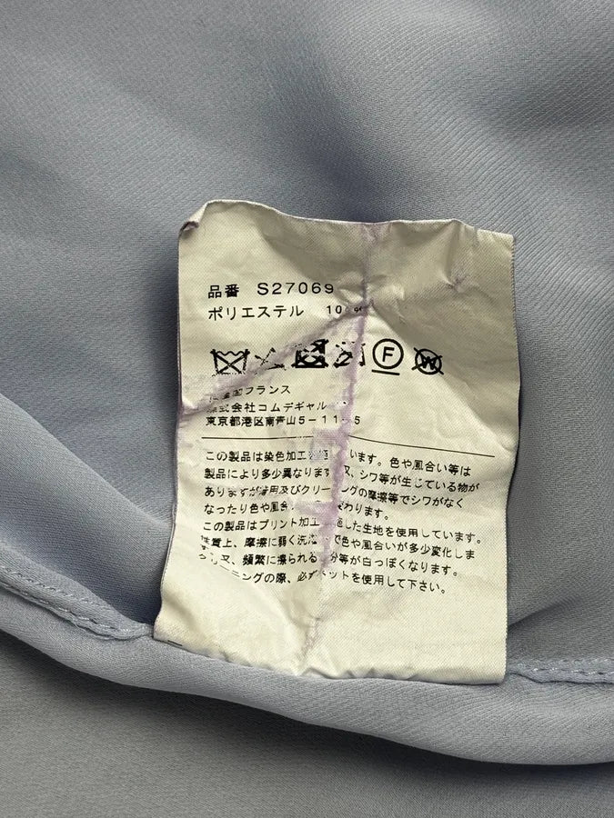 Comme des Garçons Shirt Blue Abstract Face Shirt jFAAJkU 12