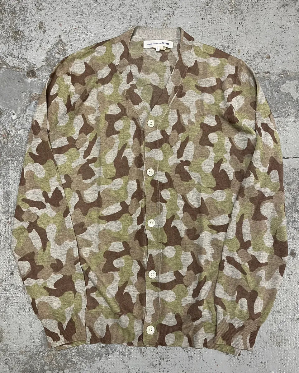 Comme Des Garçons Shirt Camo Cardigan  MPhmGCr 0