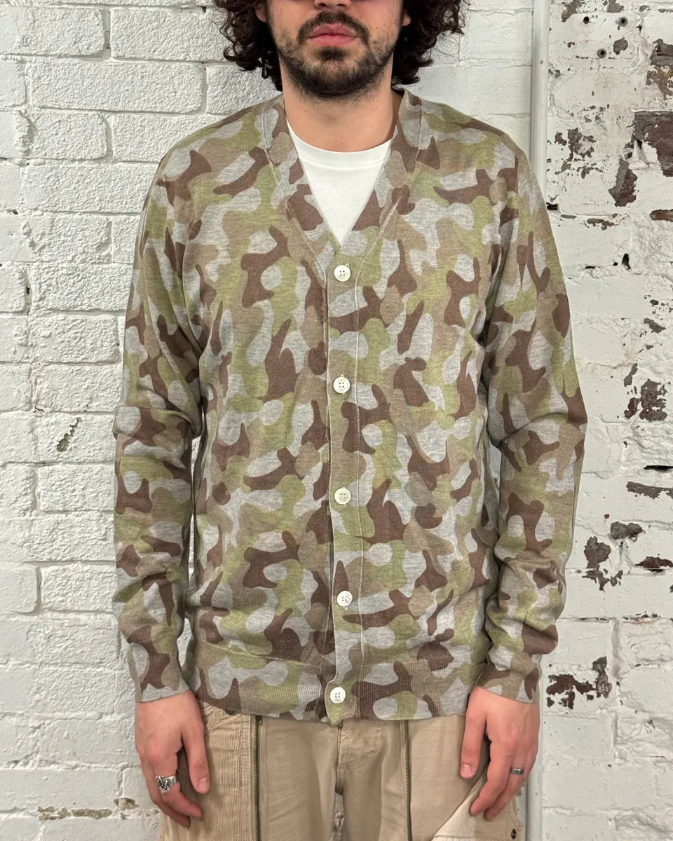 Comme Des Garçons Shirt Camo Cardigan  MPhmGCr 1