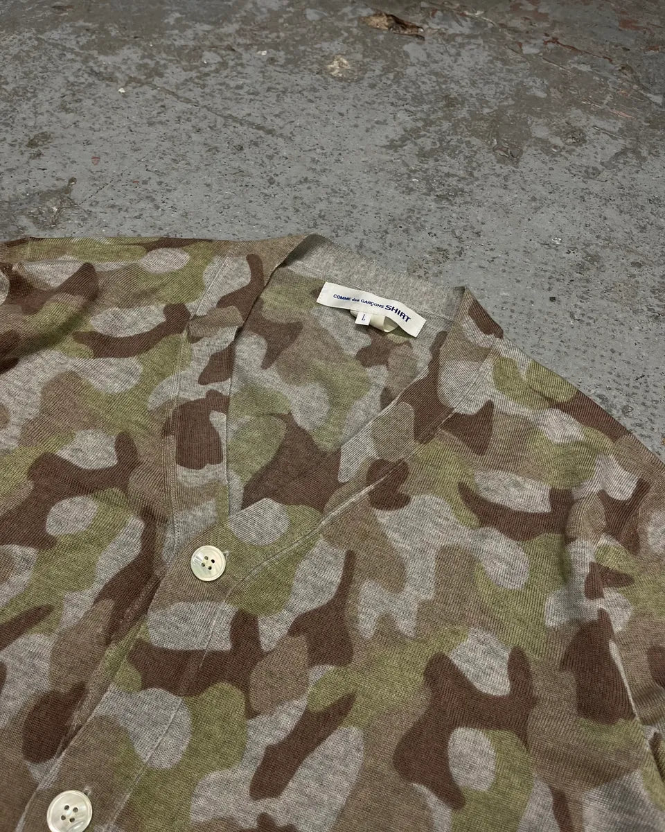 Comme Des Garçons Shirt Camo Cardigan  MPhmGCr 4