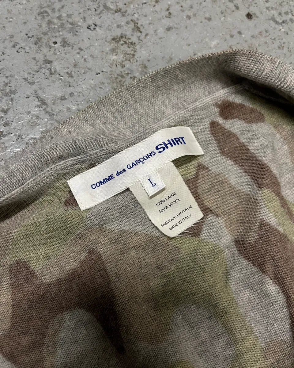 Comme Des Garçons Shirt Camo Cardigan  MPhmGCr 8