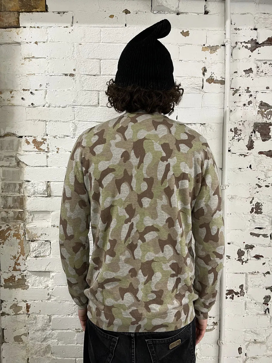 Comme des Garçons Shirt Camo Grey Cardigan Sweater fmmpwvC 3