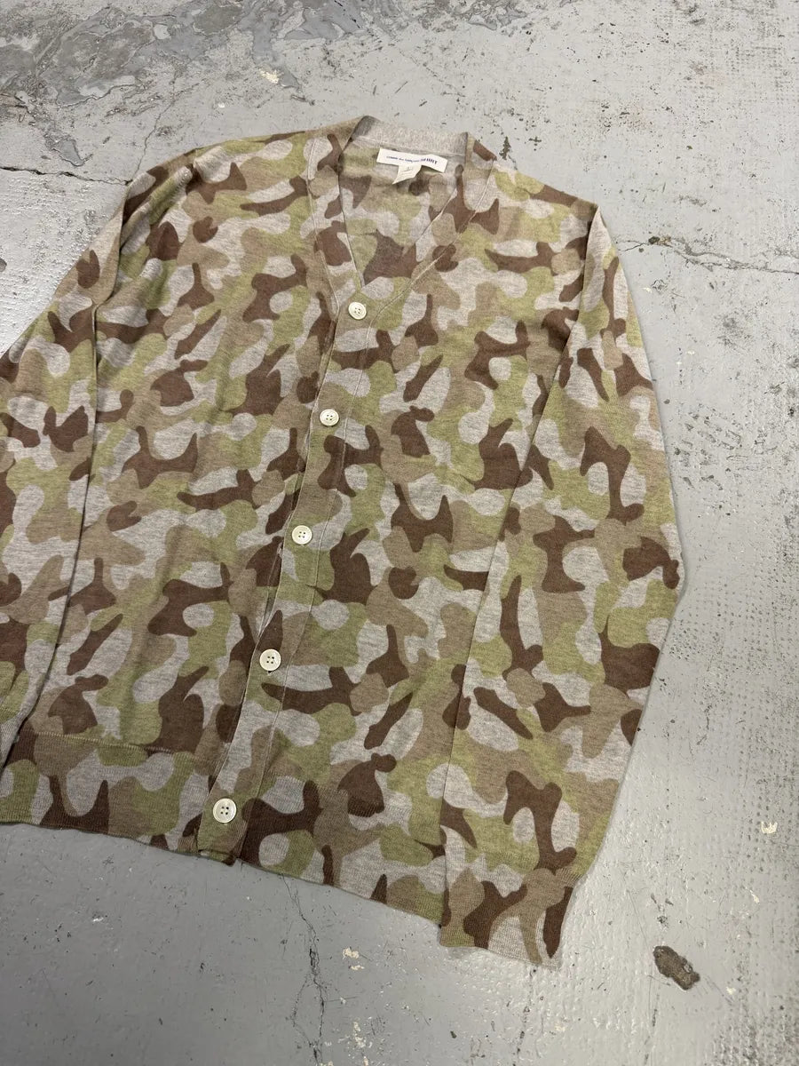 Comme des Garçons Shirt Camo Grey Cardigan Sweater fmmpwvC 8