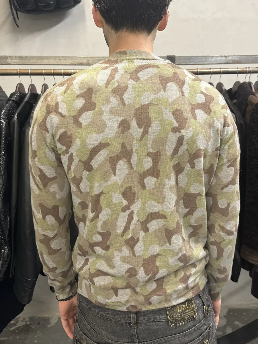 Comme Des Garçons Shirt Camo Wool Cardigan (M) rPZxasH 2