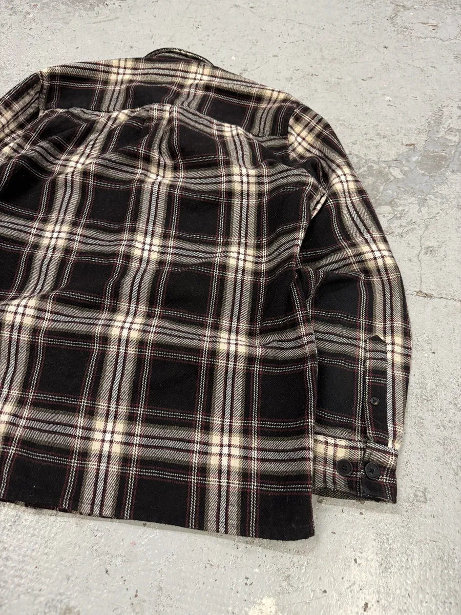 Comme des Garçons SHIRT Checkered Wool Brown Shirt koeHheB 5