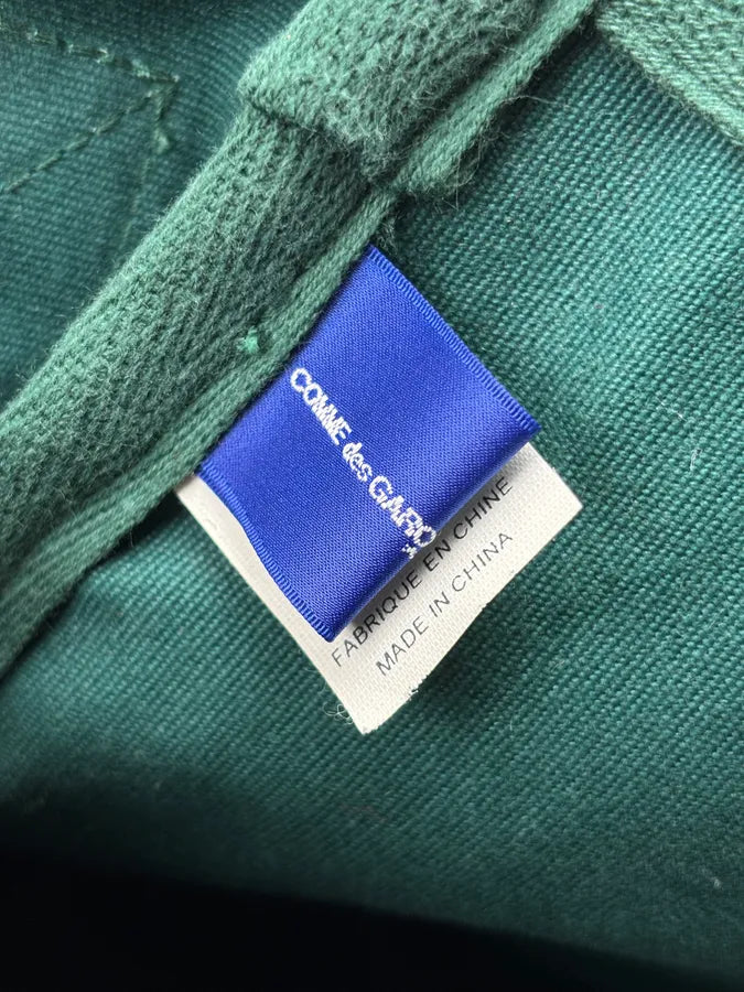 2000s Comme des Garçons SHIRT Forest Green Canvas Messenger Bag hPMzZjQ 19