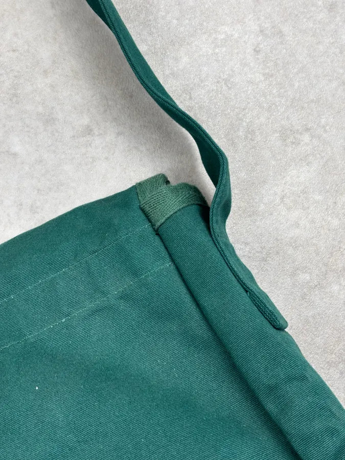 2000s Comme des Garçons SHIRT Forest Green Canvas Messenger Bag hPMzZjQ 16