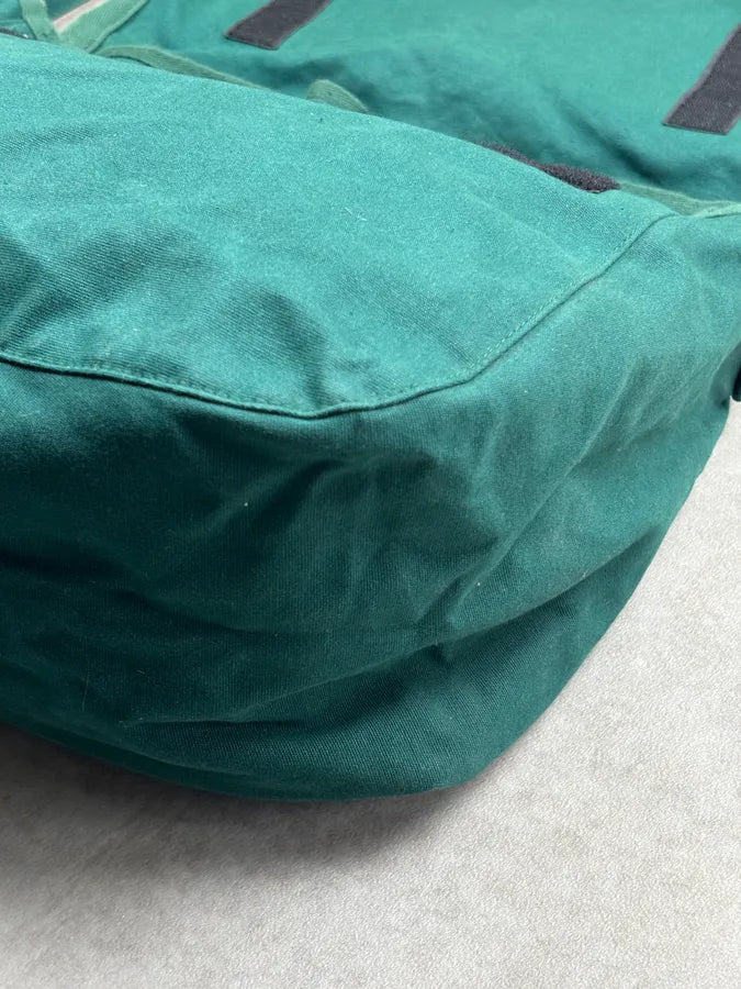 2000s Comme des Garçons SHIRT Forest Green Canvas Messenger Bag hPMzZjQ 9