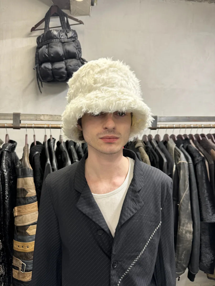 Comme des Garçons SHIRT Men White Bucket Hat MPhmGCr 0