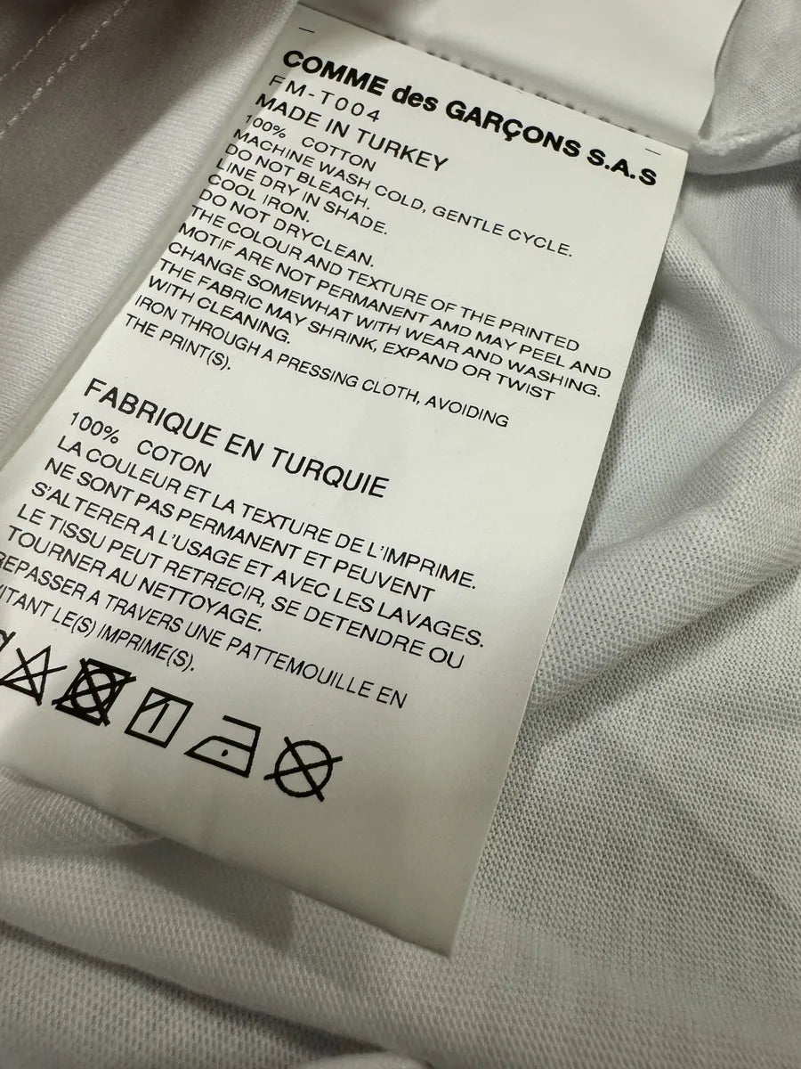 Comme des Garçons SHIRT Mohammed Ali White Tee-Shirt (M/L) aphJgee 4