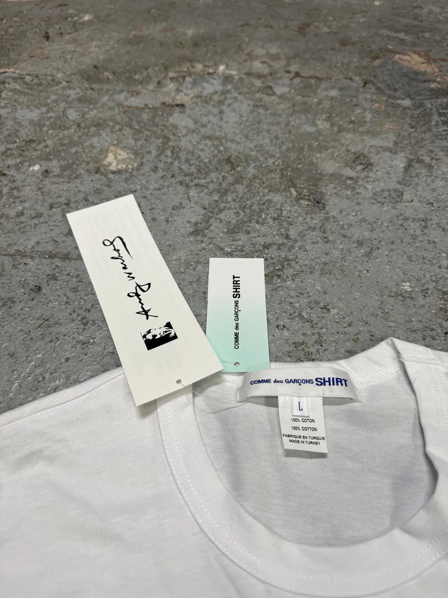 Comme des Garçons SHIRT Mohammed Ali White Tee-Shirt (M/L) aphJgee 5