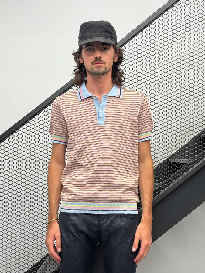 Comme des Garçons Shirt Multicolor Cotton Striped Polo OdTQIaO 0