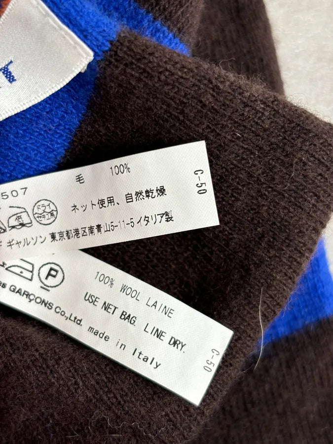 Comme des Garçons Shirt Multicolor Striped Scarf kmaPlXf 6