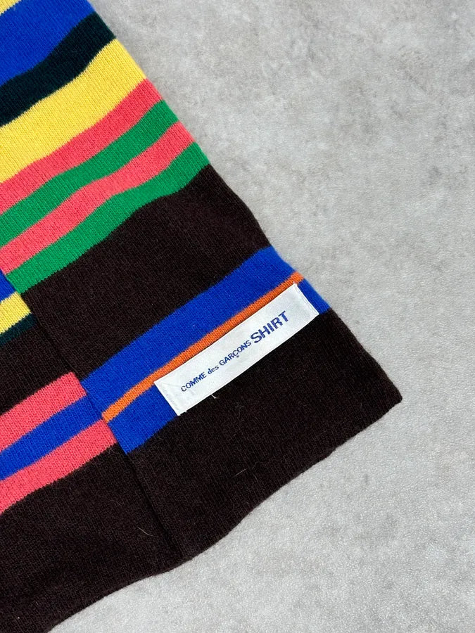 Comme des Garçons Shirt Multicolor Striped Scarf kmaPlXf 2